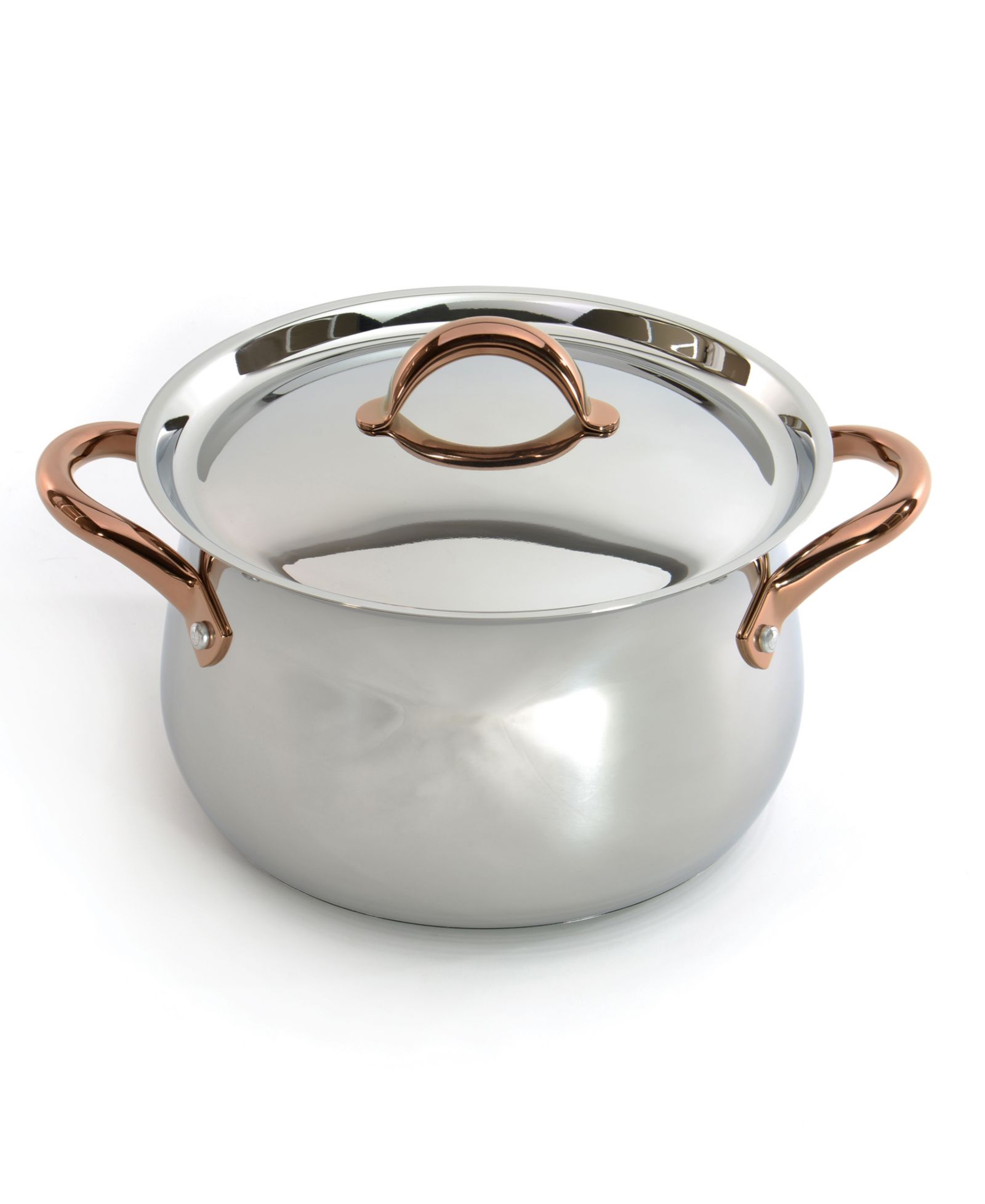 Кастрюля BergHOFF Stainless Steel 9.5" Ouro Gold со стальной крышкой