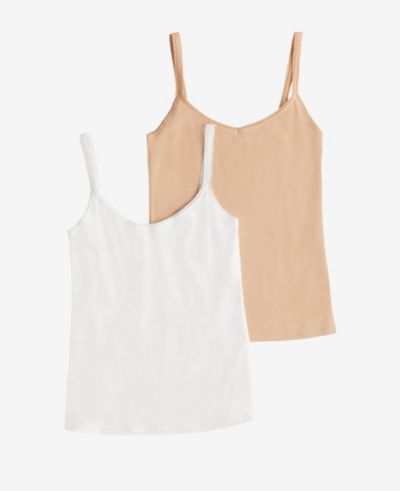 On Gossamer Women's Cotton Camisole, Pack of 2 1427P2