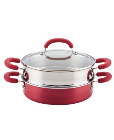Rachael Ray Create Delicious набор для приготовления на эмалированном алюминии 3-Qt.