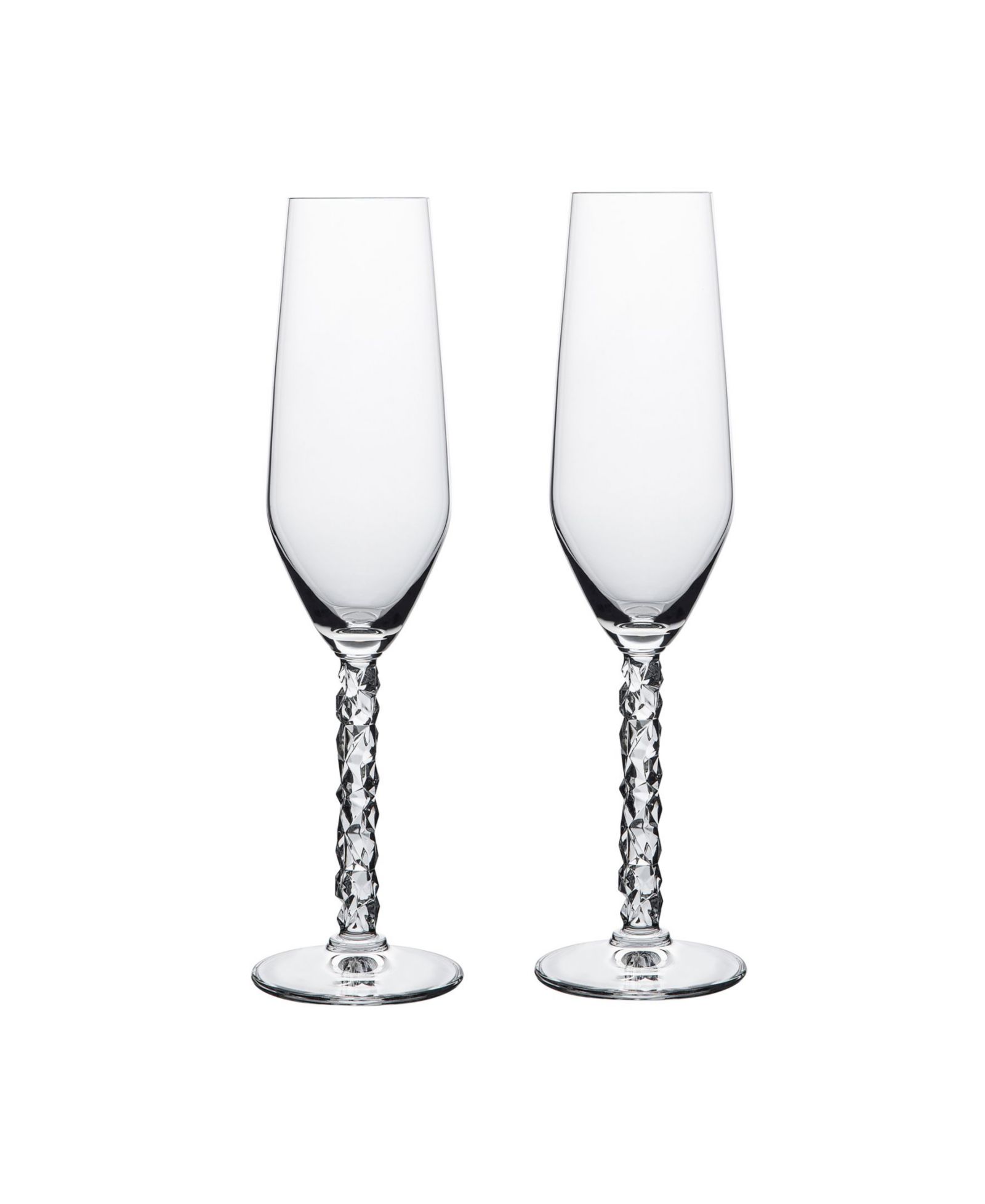 Orrefors Carat Champagne Glass Set, 2 Pieces