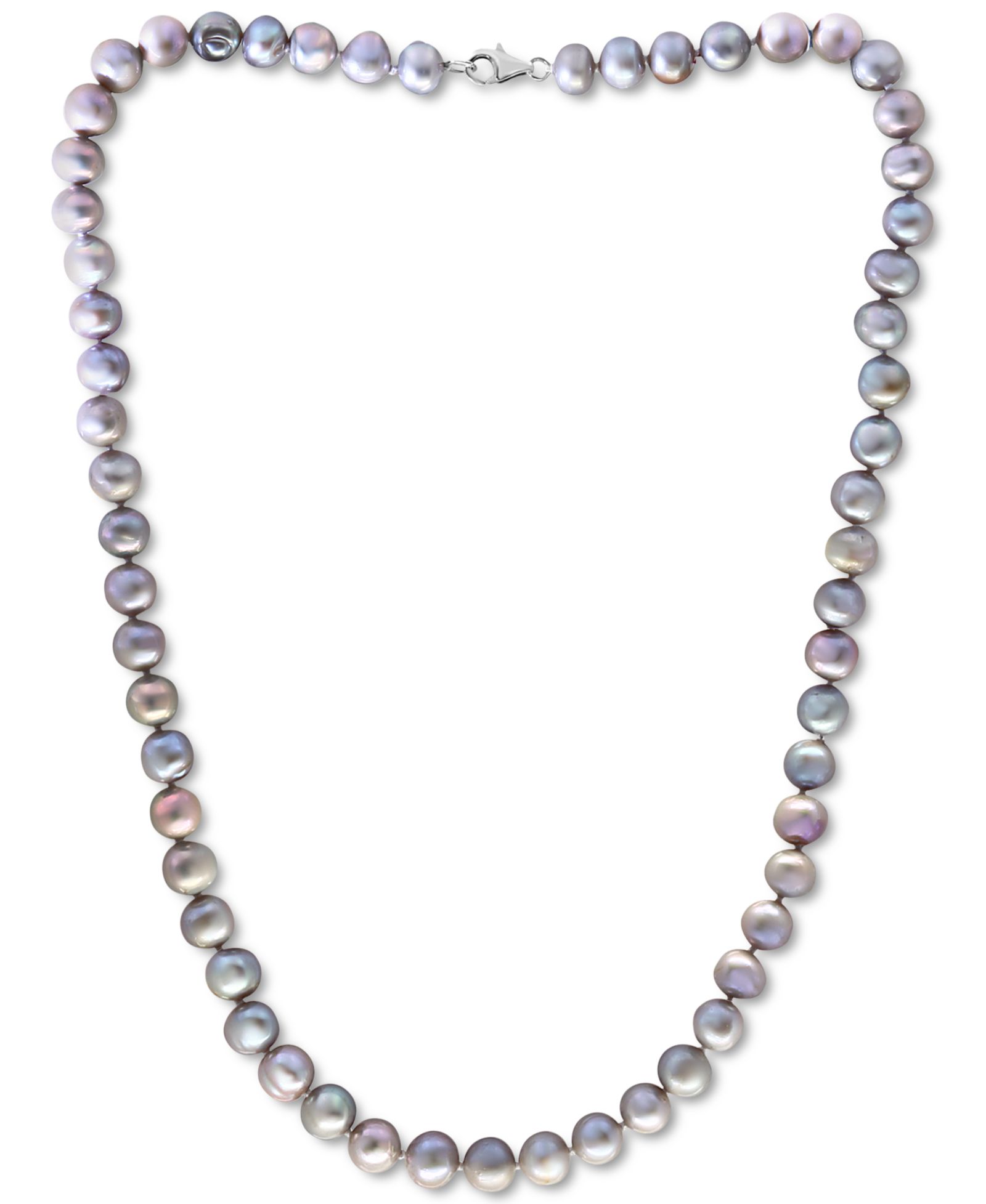 EFFY® White Cultured Freshwater Pearl (7 mm) 18" Statement Necklace (Also in Gray, Pink, & Multicolor Cultured Freshwater Pearl)