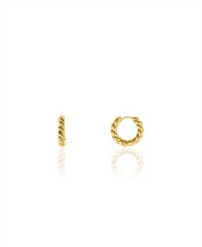 Серьги OMA THE LABEL Women's Lucy Huggies 18K Gold Plated Brass