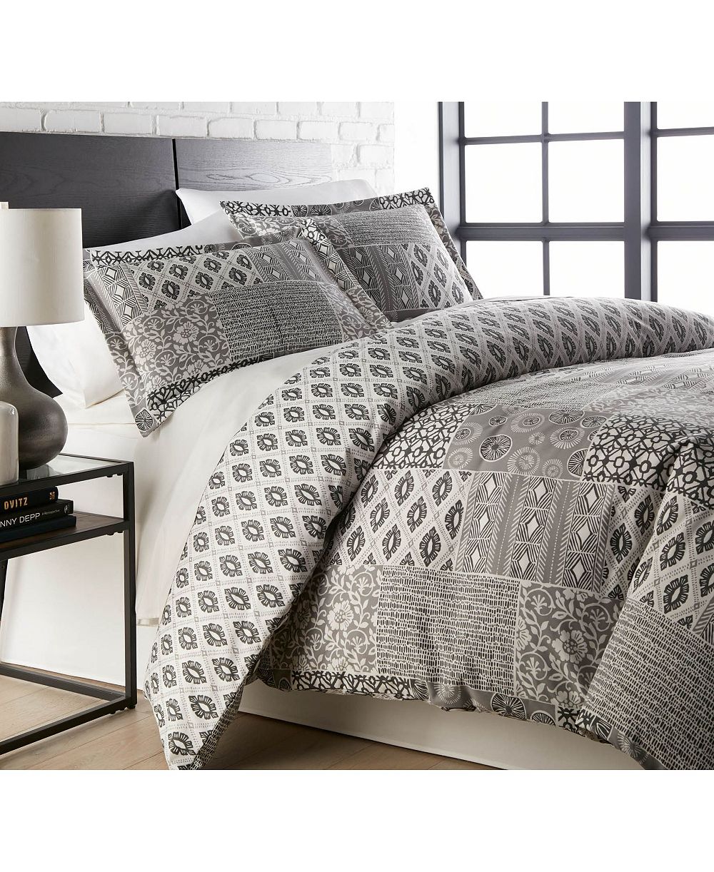 Southshore Fine Linens комплект из 3 предметов для пододеяльника Vilano Global Patchwork Ultra Soft, King/California King