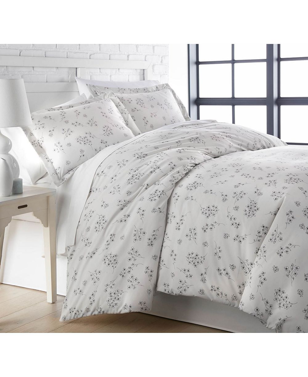 Southshore Fine Linens комплект из 3-х пододеяльников Sweet Florals, ультрамягкий, Twin/Twin XL