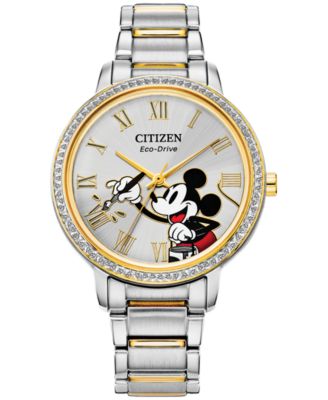 Disney by Citizen Mickey Mouse двухцветные наручные часы из нержавеющей стали, 33mm
