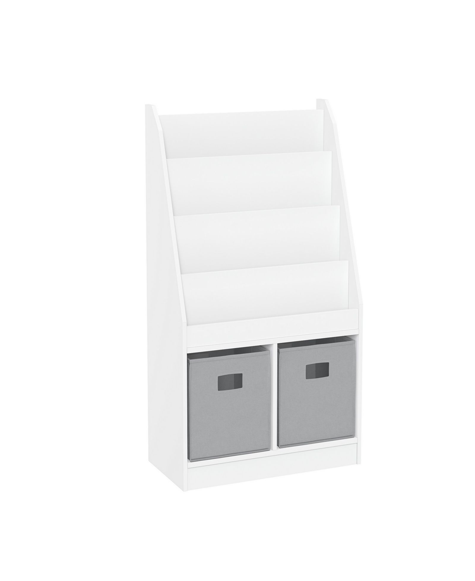 Kids Book Rack with 2 Cubbies