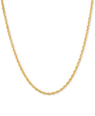Золотая цепочка Sparkle Rope 18" (2mm) в 14k Gold
