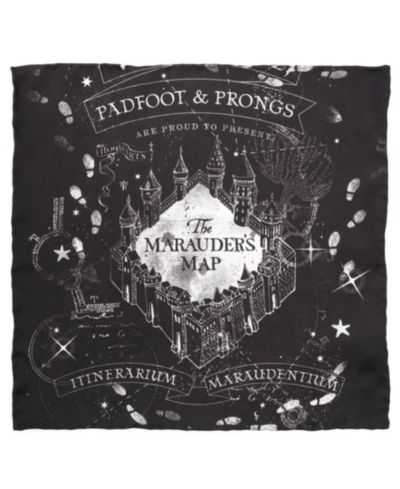 Мужской нагрудный платок Harry Potter Marauder's Map