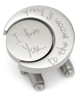 Мужские запонки Ox & Bull Trading Co. Love You to The Moon and Back Cufflinks