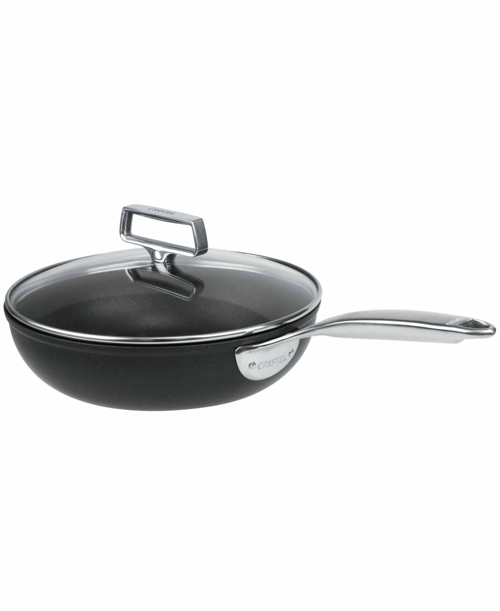 Cristel Castel Pro Ultralu 2-Qt. Nonstick Sauté Pan With Lid
