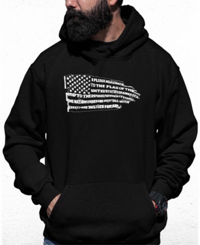 Мужское худи с принтом Flag Word Art