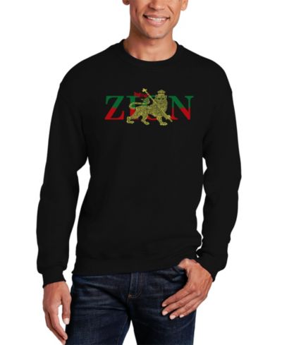 Мужской свитшот Zion - One Love Word Art с круглым вырезом