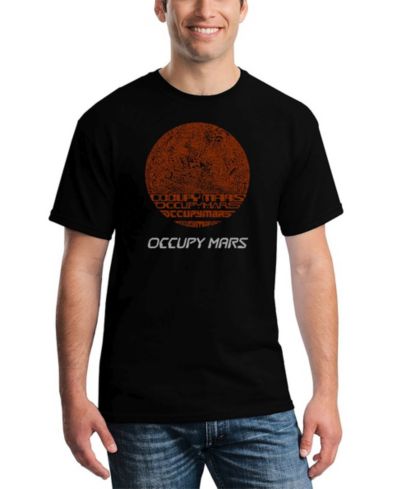 Мужская футболка Men's Occupy Mars Word Art