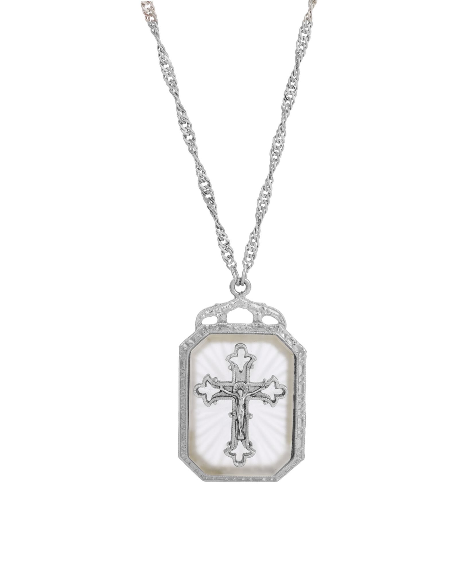 Подвеска-кулон Symbols of Faith с кристаллом и крестом