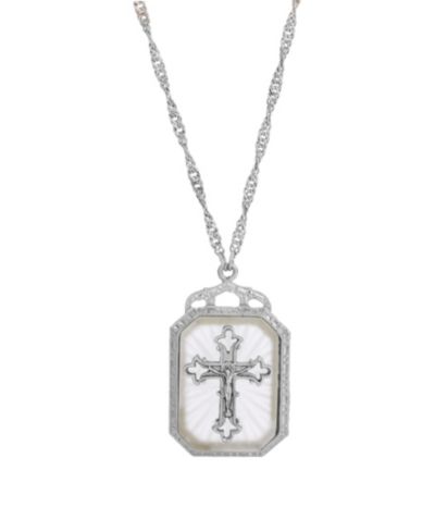 Подвеска-кулон Symbols of Faith с кристаллом и крестом