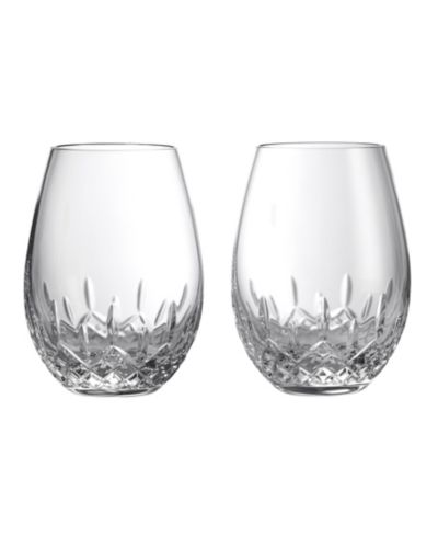 Набор бокалов для красного вина Waterford Lismore Essence Stemless, 20.5 oz, 2 шт
