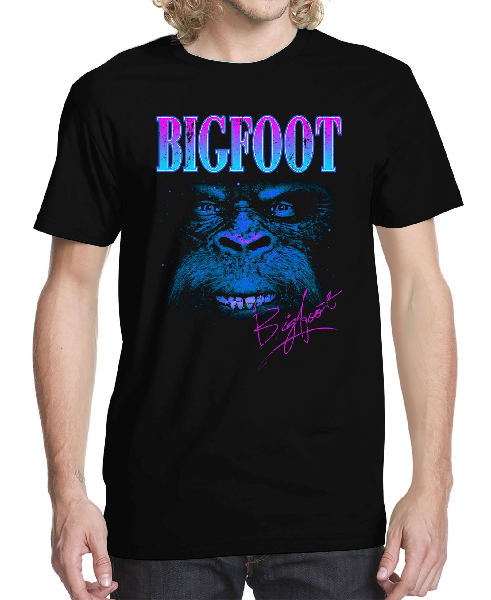 Мужская футболка с графикой Bigfoot Washington