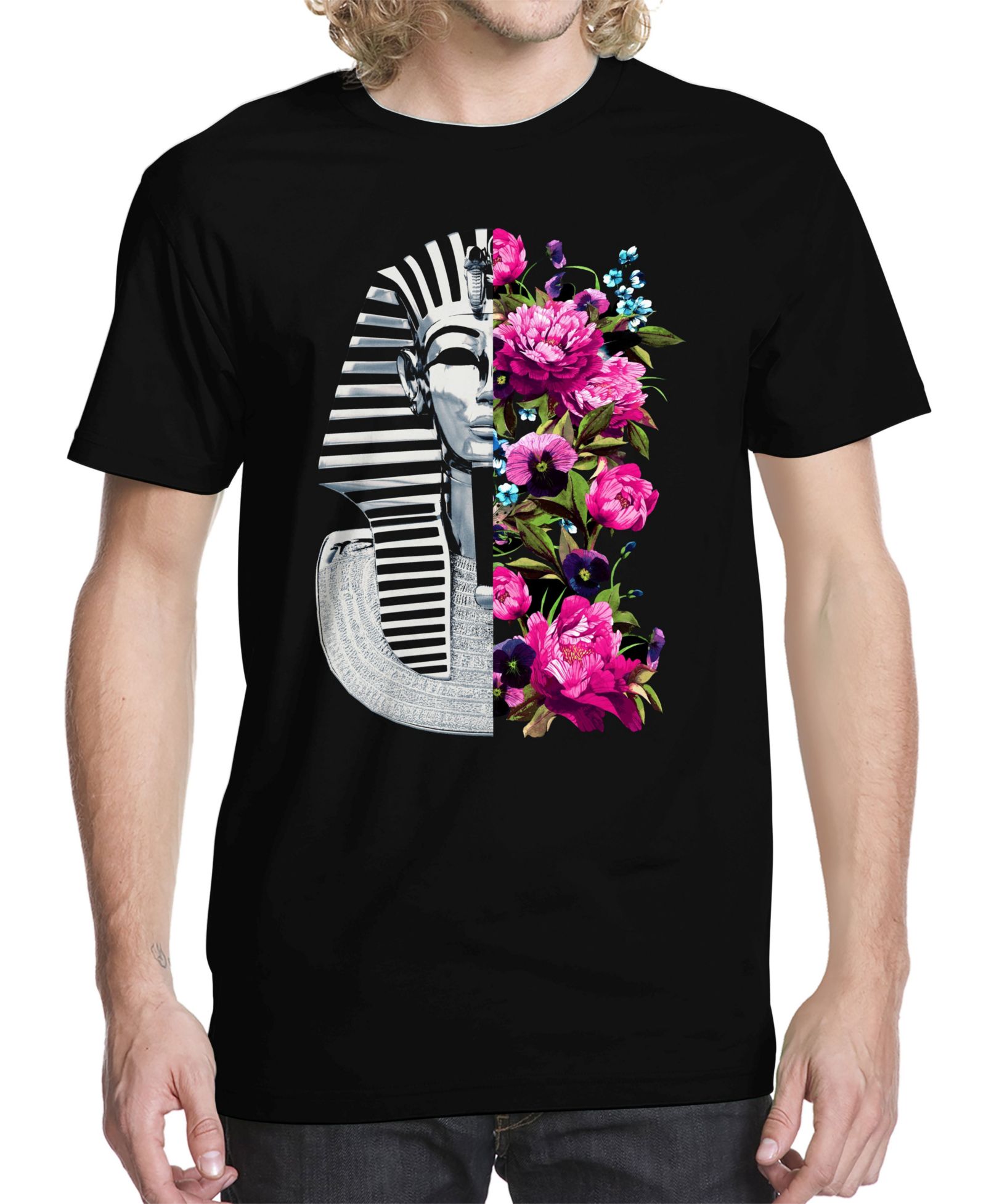 Мужская футболка Buzz Shirts Tut Slice Rose Graphic