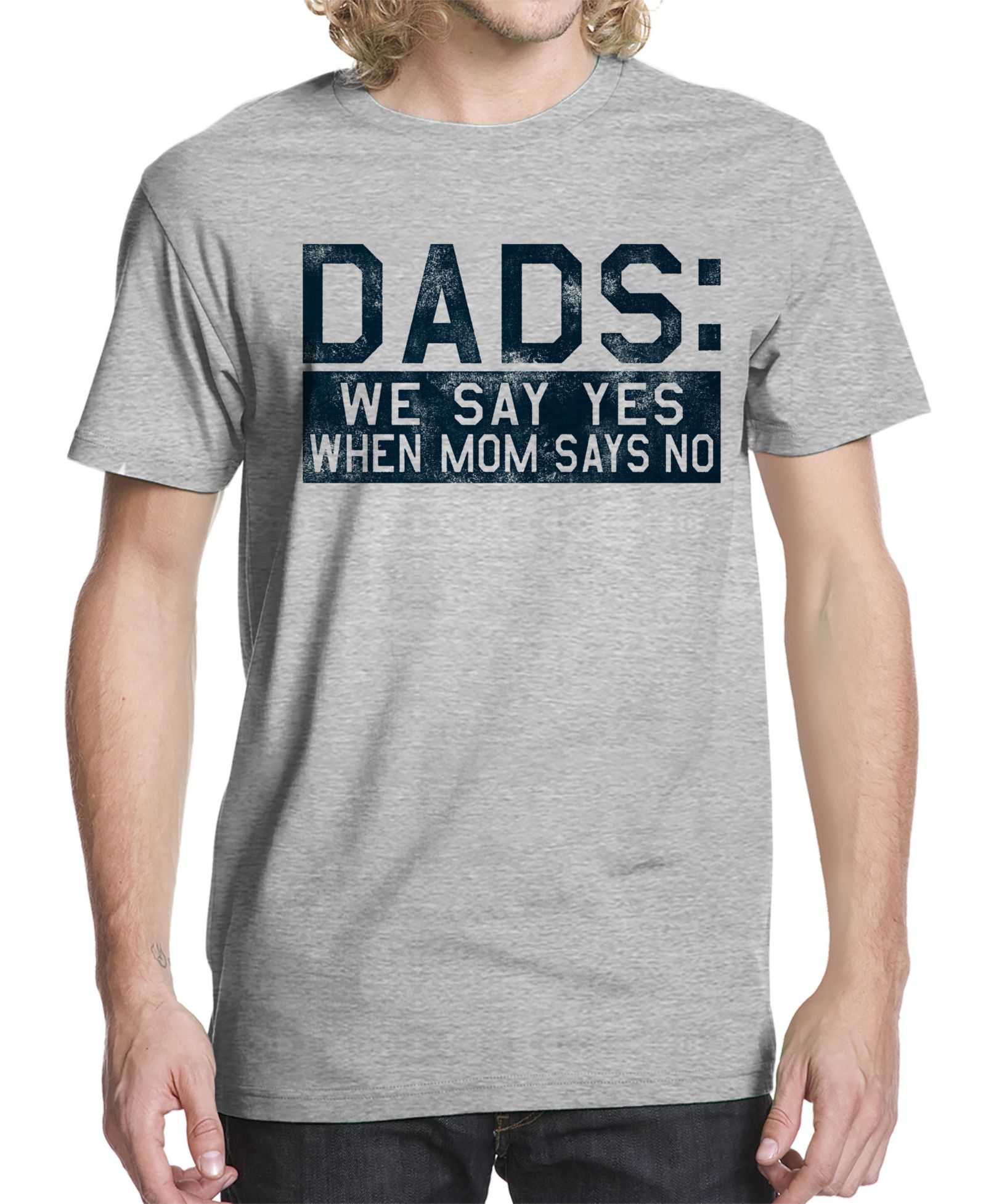 Мужская футболка с принтом Dads Say Yes