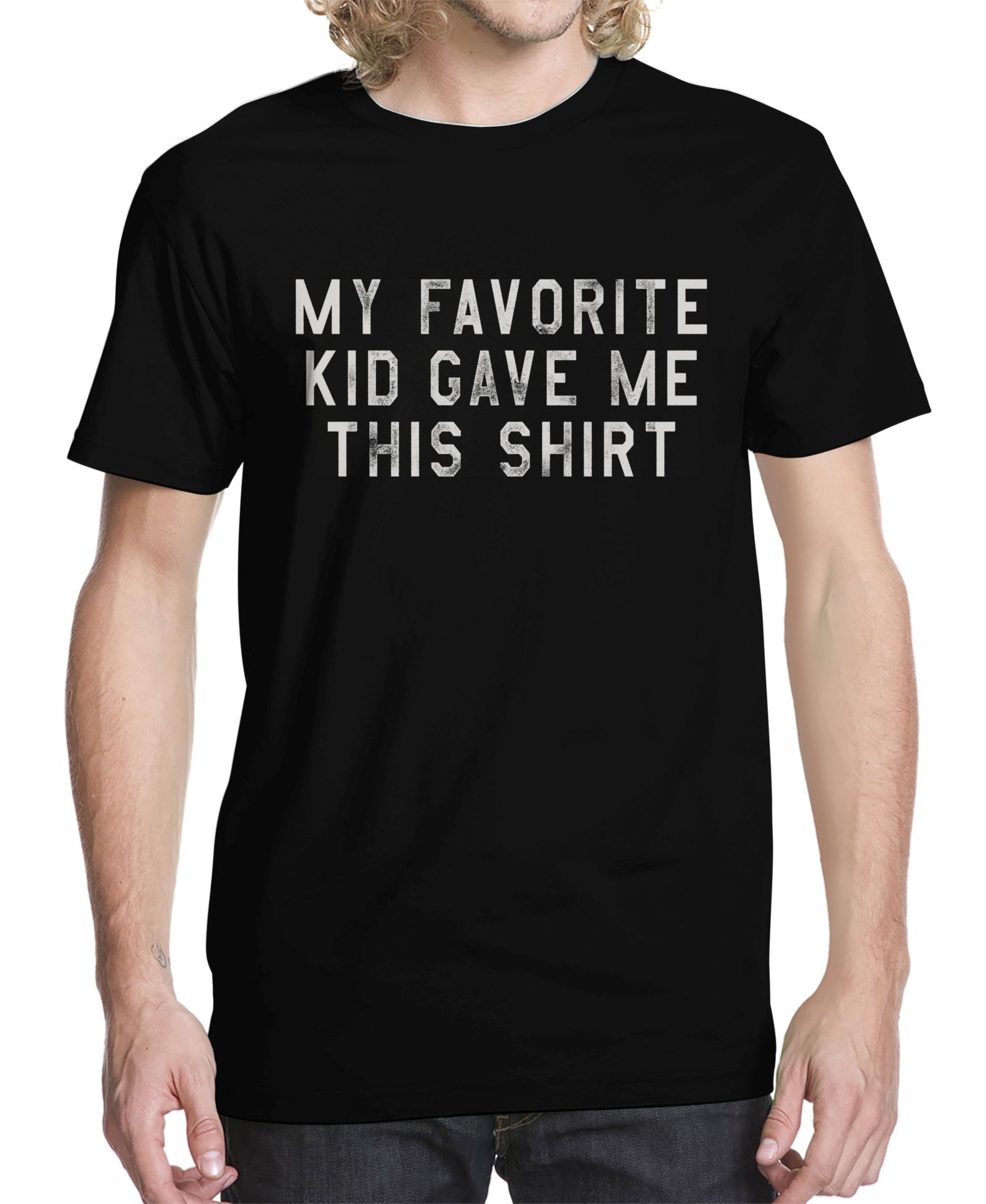 Мужская футболка Buzz Shirts My Favorite Kid Bought This