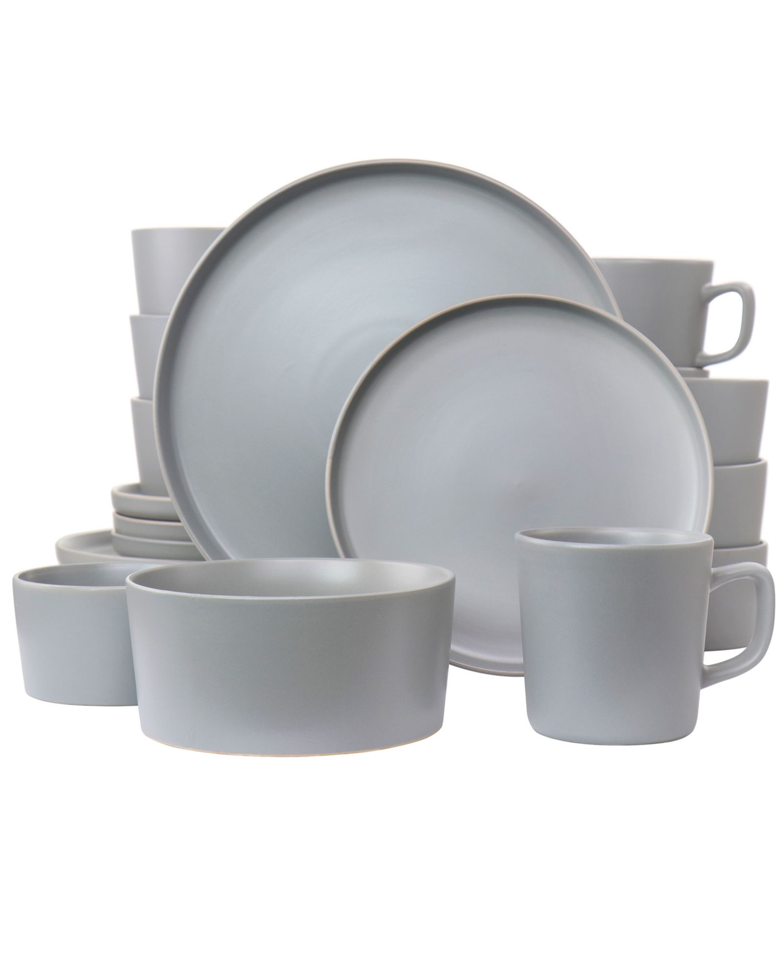Elama Luxmatte 20 Pc. Dinnerware Set, Service for 4