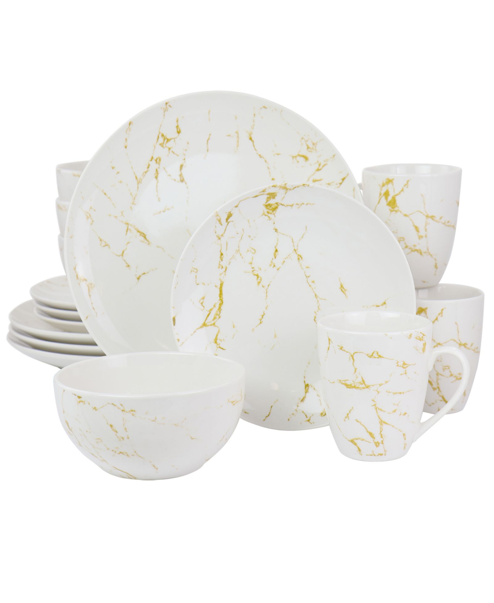 Набор посуды Elama Fine Marble, 16 предметов, на 4 персоны