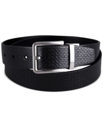 35MM Calvin Klein Men's Micro Logo Strap Reversible Casual Belt