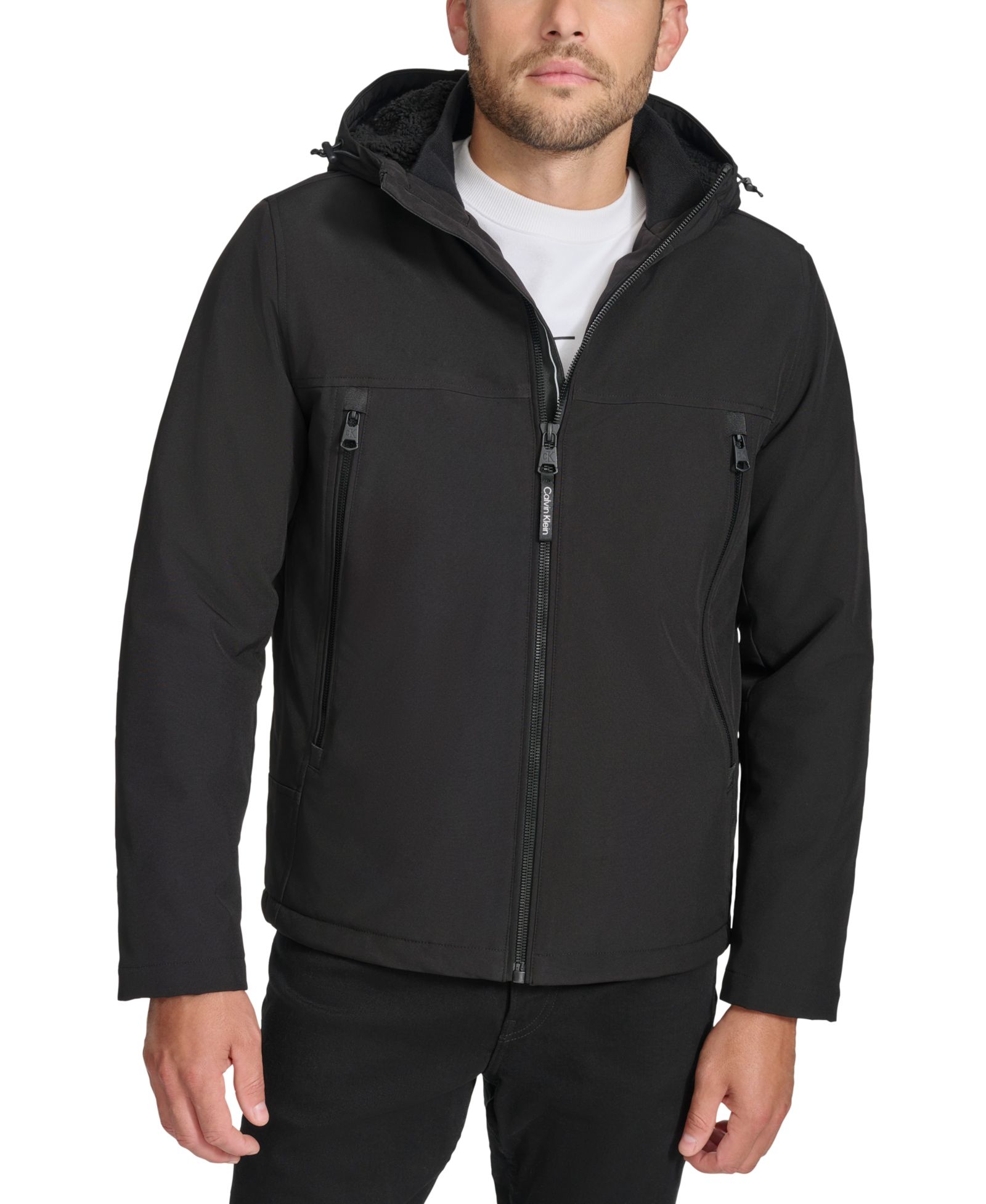 Мужская ветровка Calvin Klein Men's Sherpa Lined Infinite Stretch Soft Shell