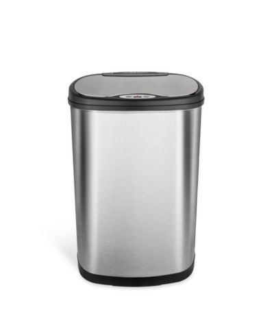 NINESTARS  13 Gallon Kitchen Trash Can, Automatic Touchless Motion Sensor Trash Can