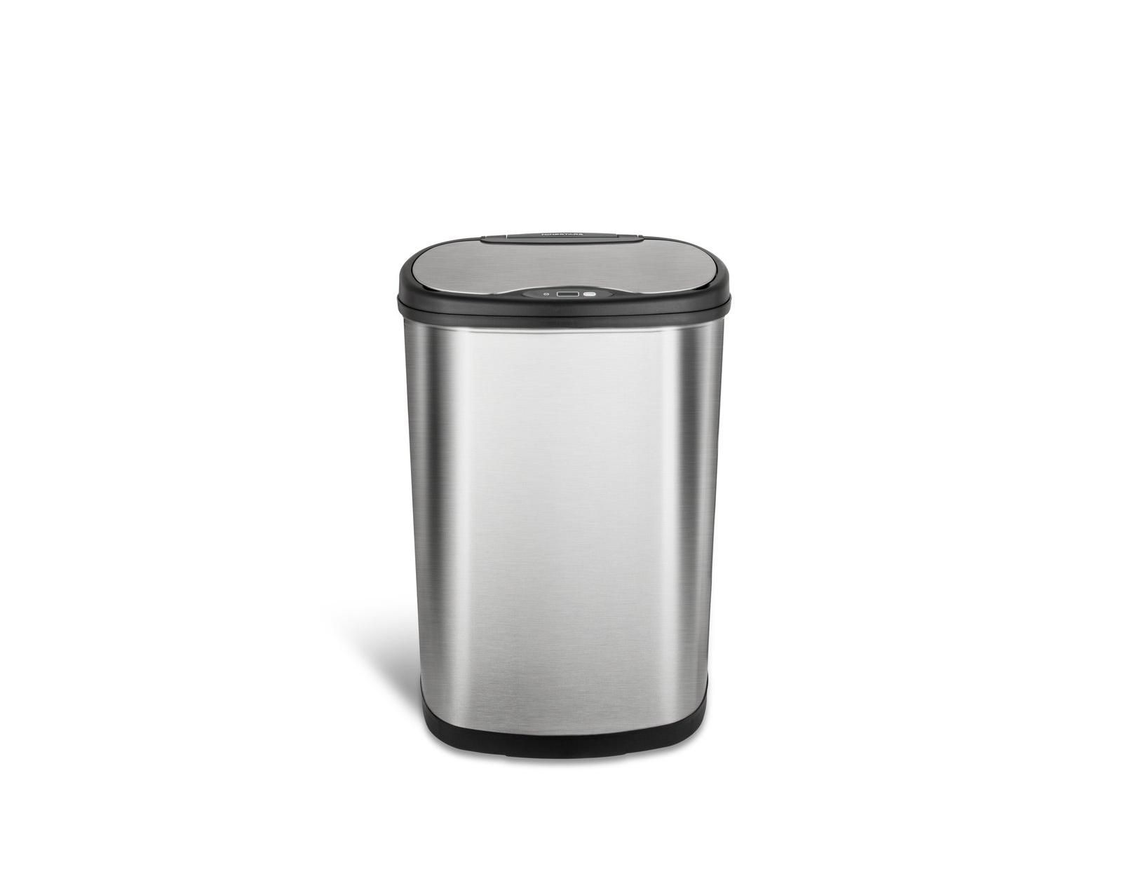 NINESTARS 13 Gallon Kitchen Trash Can, Automatic Touchless Motion Sensor Trash Can with  Lid