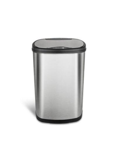 NINESTARS 13 Gallon Kitchen Trash Can, Automatic Touchless Motion Sensor Trash Can with  Lid