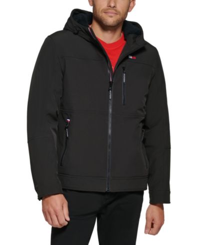 Tommy Hilfiger Мужская куртка Softshell с подкладкой из шерсти Sherpa