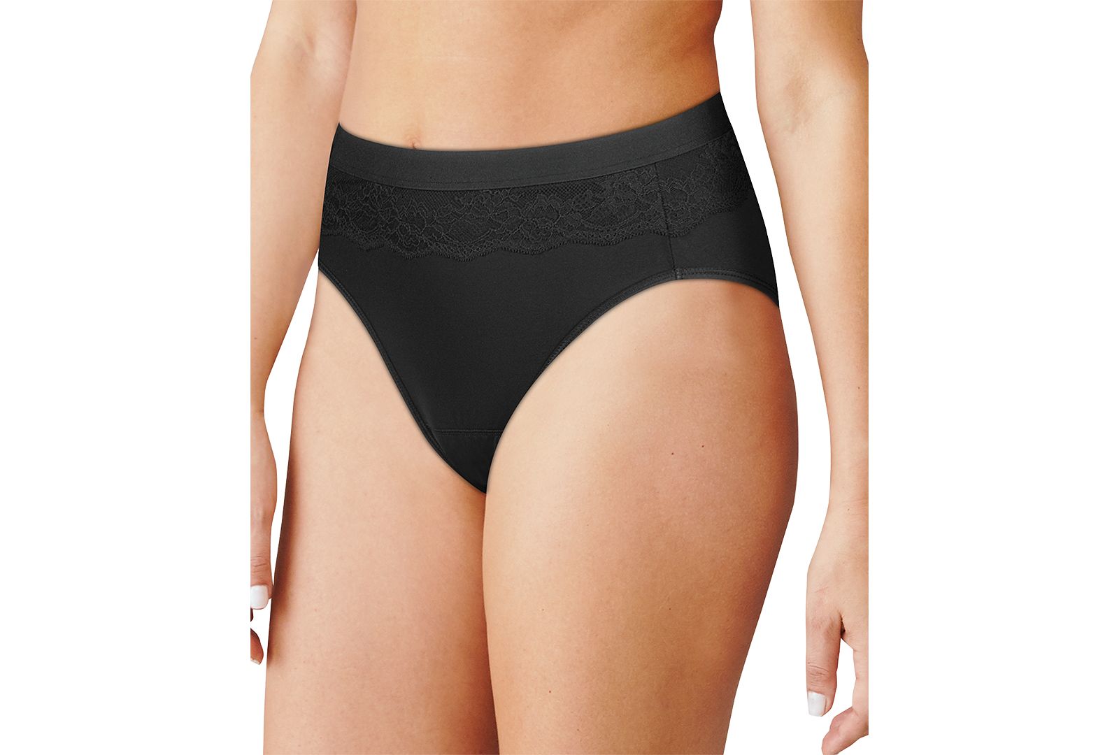 Bali Женские трусики Light Leak Protection Hi-Cut Brief Period Underwear DFLLH1