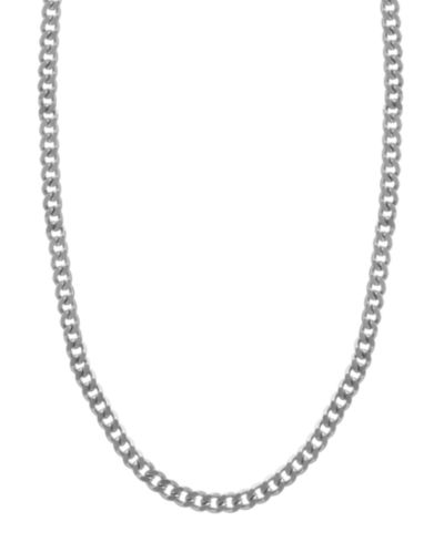 And Now This ожерелье Curb Chain Gold Plate и Silver Plate 18"