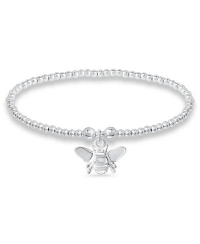 Браслет Bead Bee Charm с серебряным напылением
