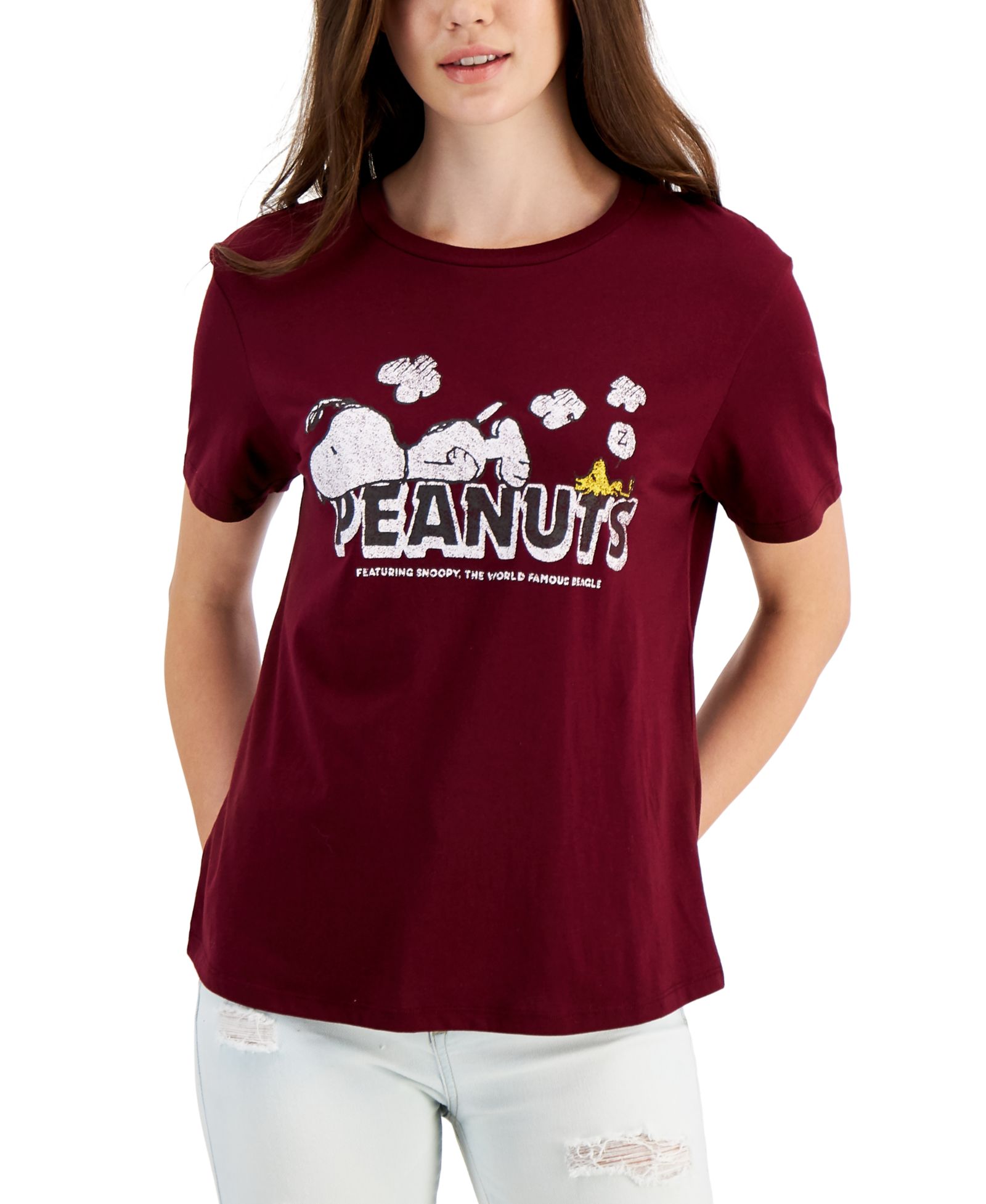 Детская футболка Peanuts Juniors' Snoopy Logo T-Shirt