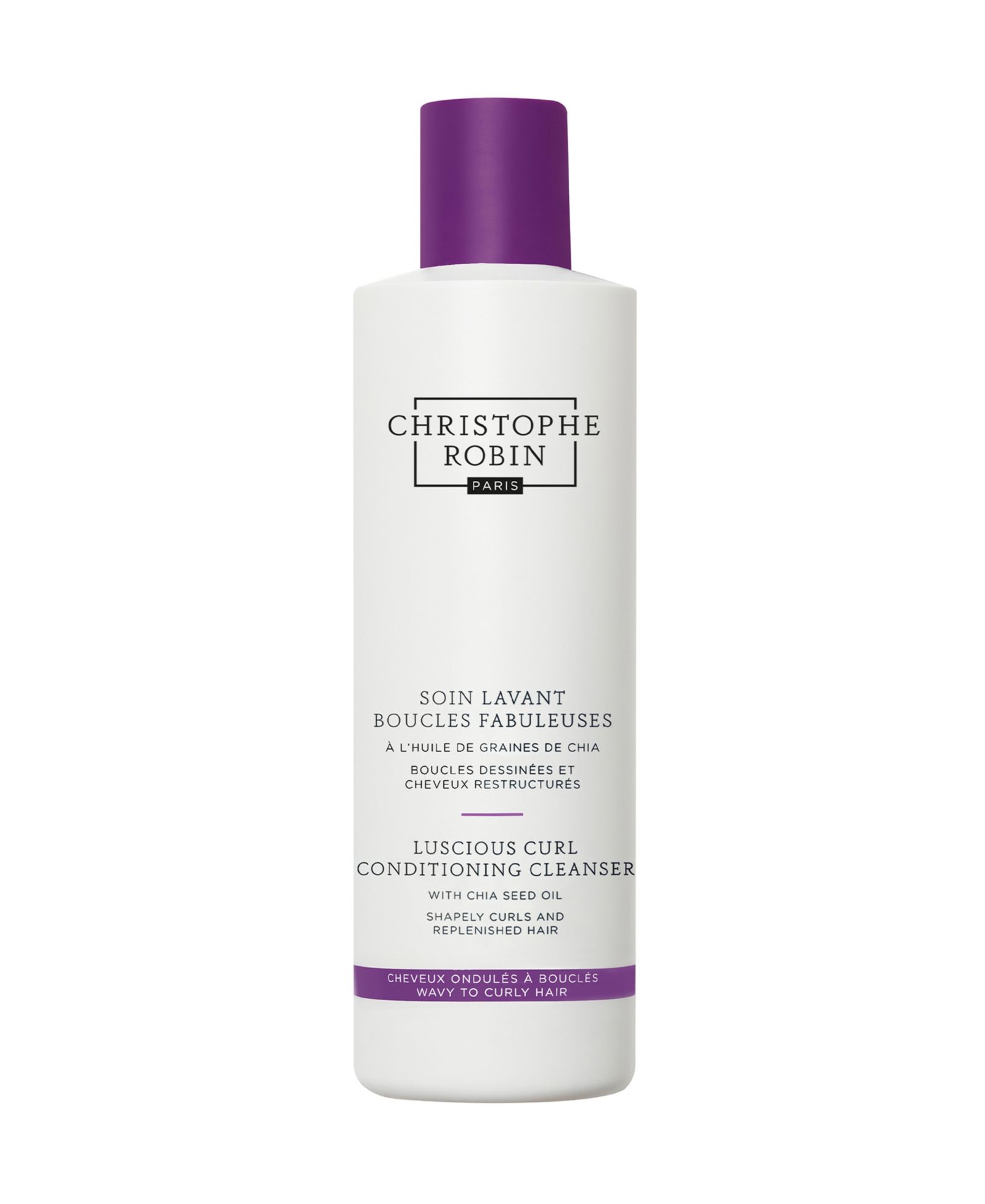 Кондиционер для волос Christophe Robin Luscious Curl с маслом семян чиа 8.5 oz.