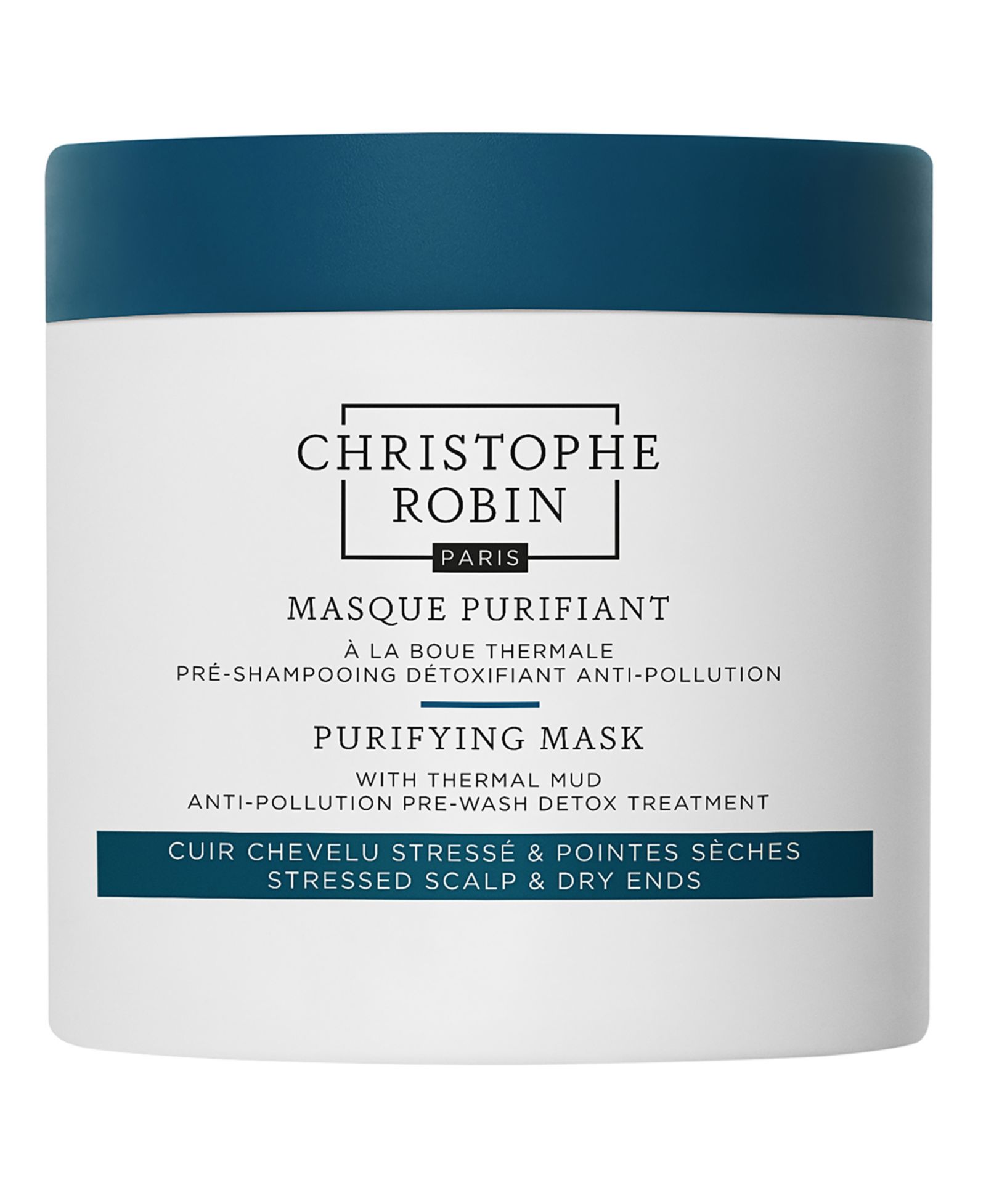Christophe Robin Purifying Mask with Thermal Mud, 8.5 oz.