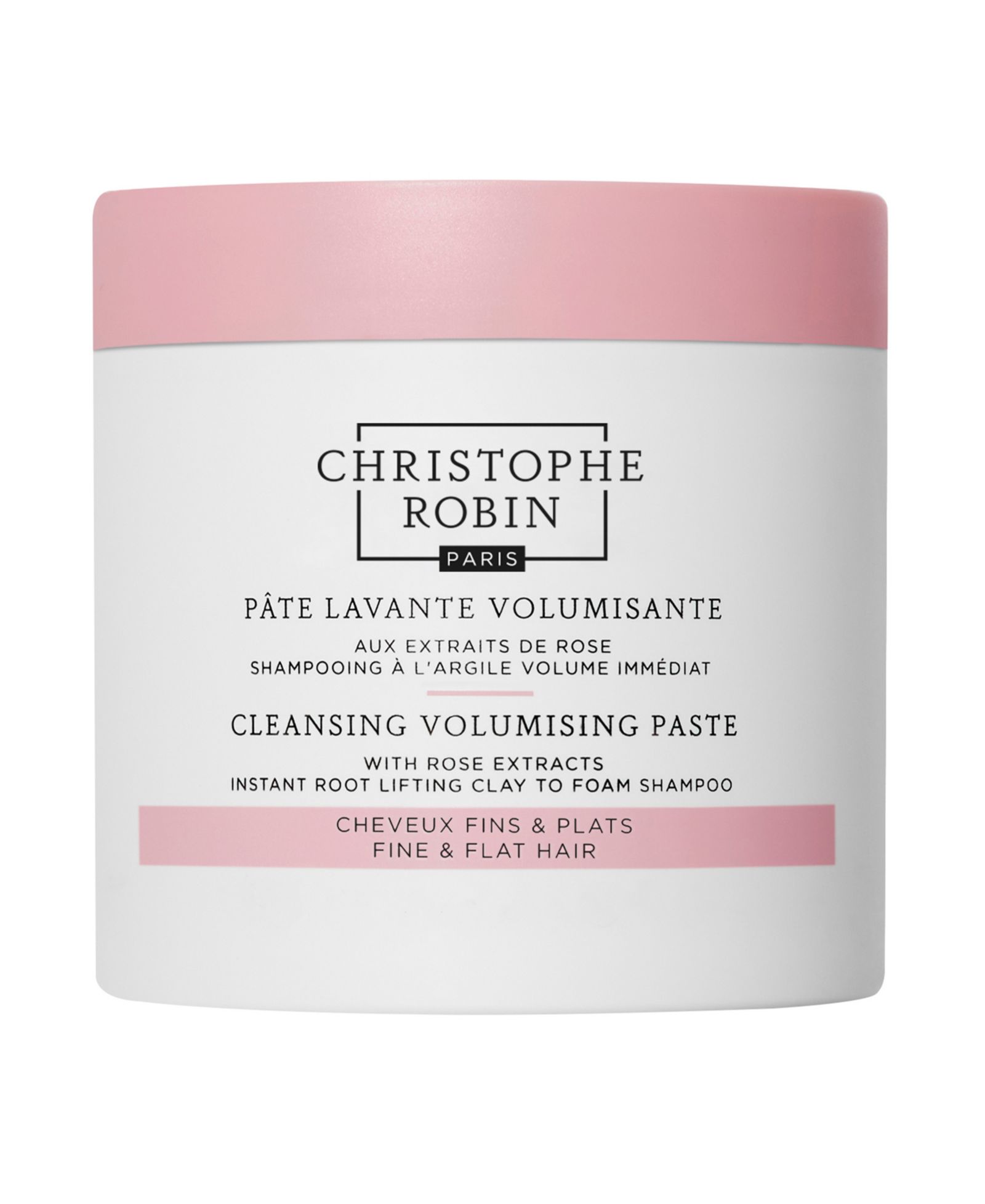Christophe Robin Cleansing Volumizing Paste with Rose Extracts, 8.5 oz.