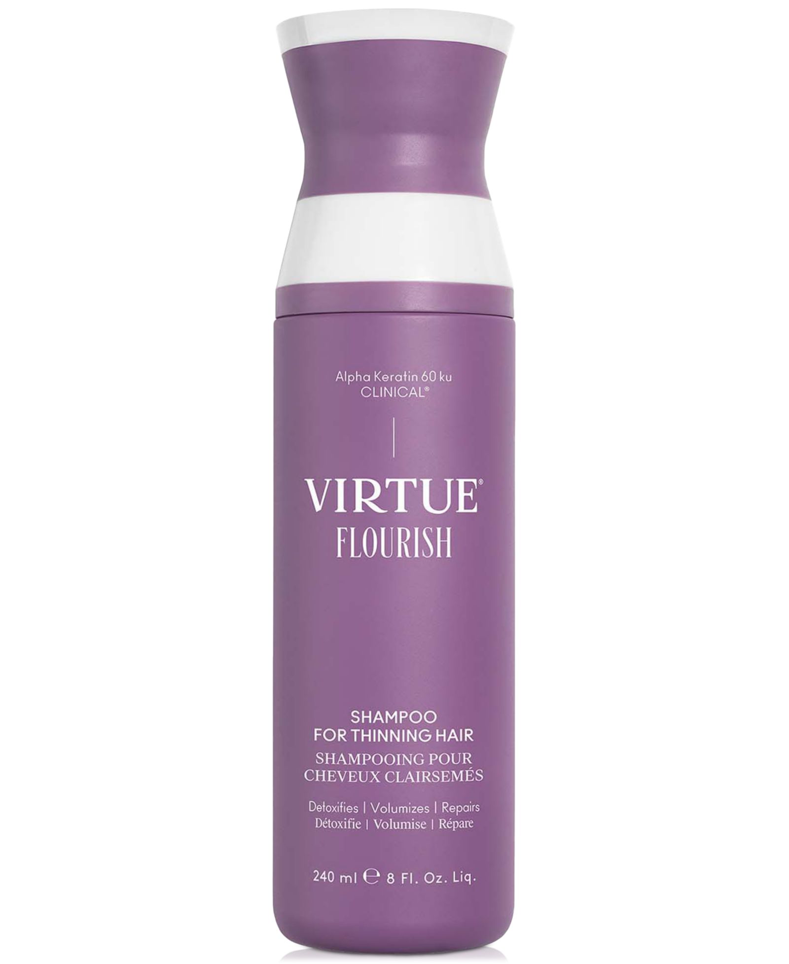 Шампунь Virtue Flourish для истонченных волос, 8 oz.