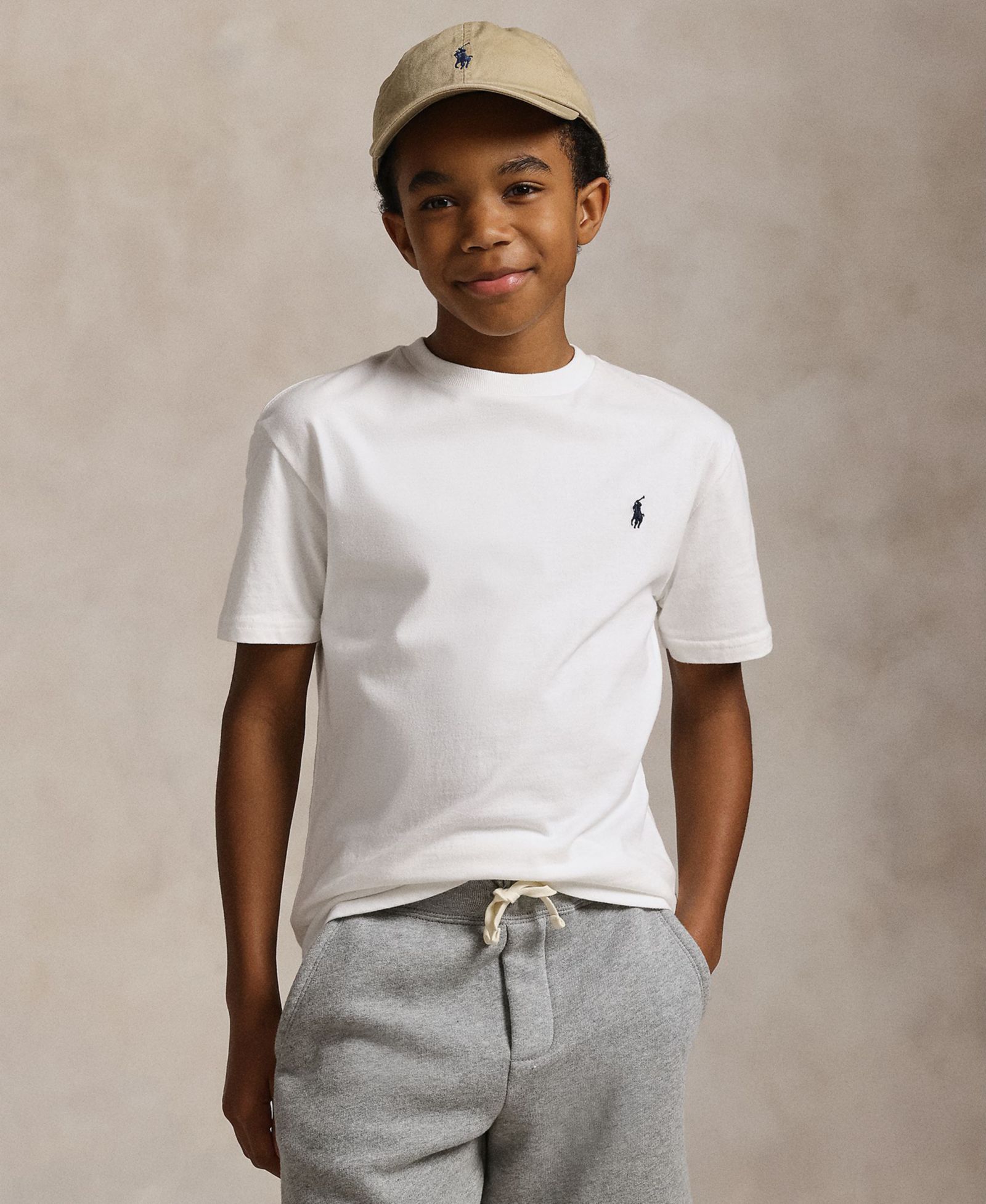 Детская хлопковая футболка Polo Ralph Lauren