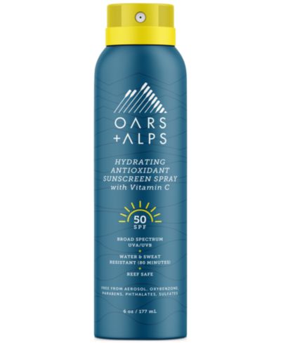 Oars + Alps Hydrating Antioxidant Sunscreen Spray SPF 50, 6-oz.