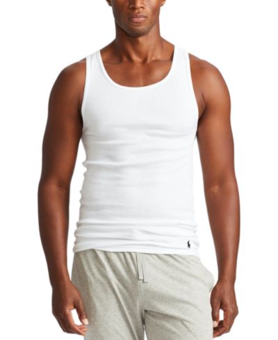 Набор мужских хлопковых нижних футболок Polo Ralph Lauren, 3 шт., Tall Classic