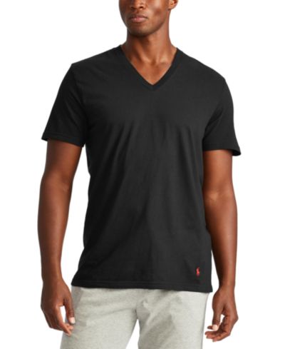 Мужские футболки с V-образным вырезом Polo Ralph Lauren Big and Tall, набор из 3 штук