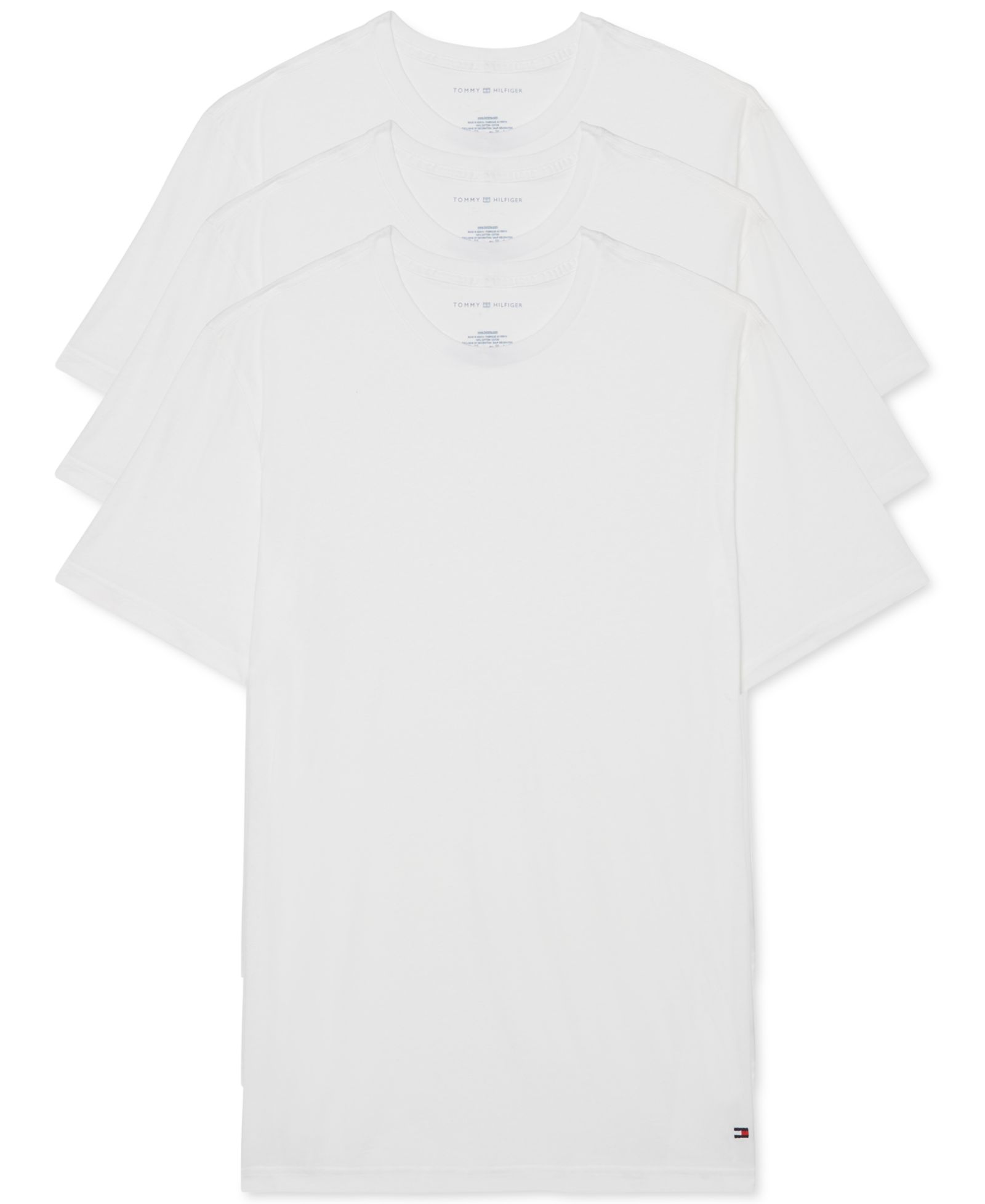 Tommy Hilfiger Мужской 3-Pack Classic Cotton Undershirts