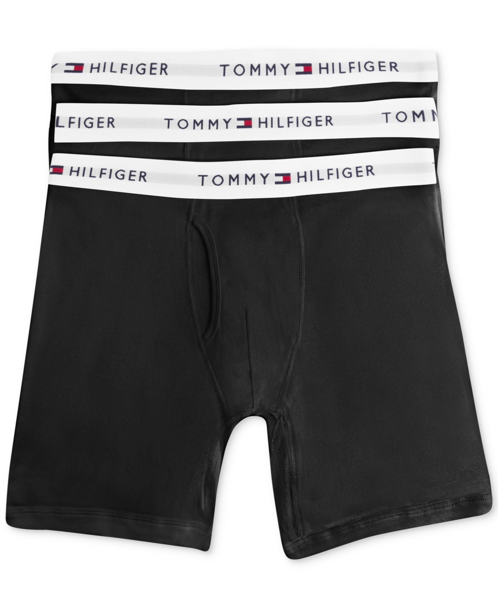 Tommy Hilfiger Men's Classic Cotton Boxer Briefs, 3-Pack