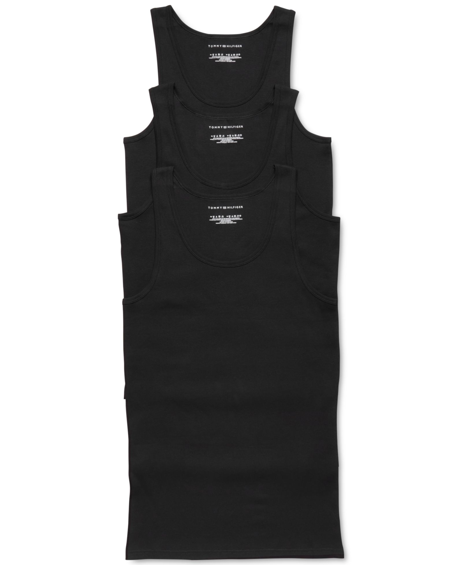 Tommy Hilfiger Мужские майки Cotton Classics, 3 шт