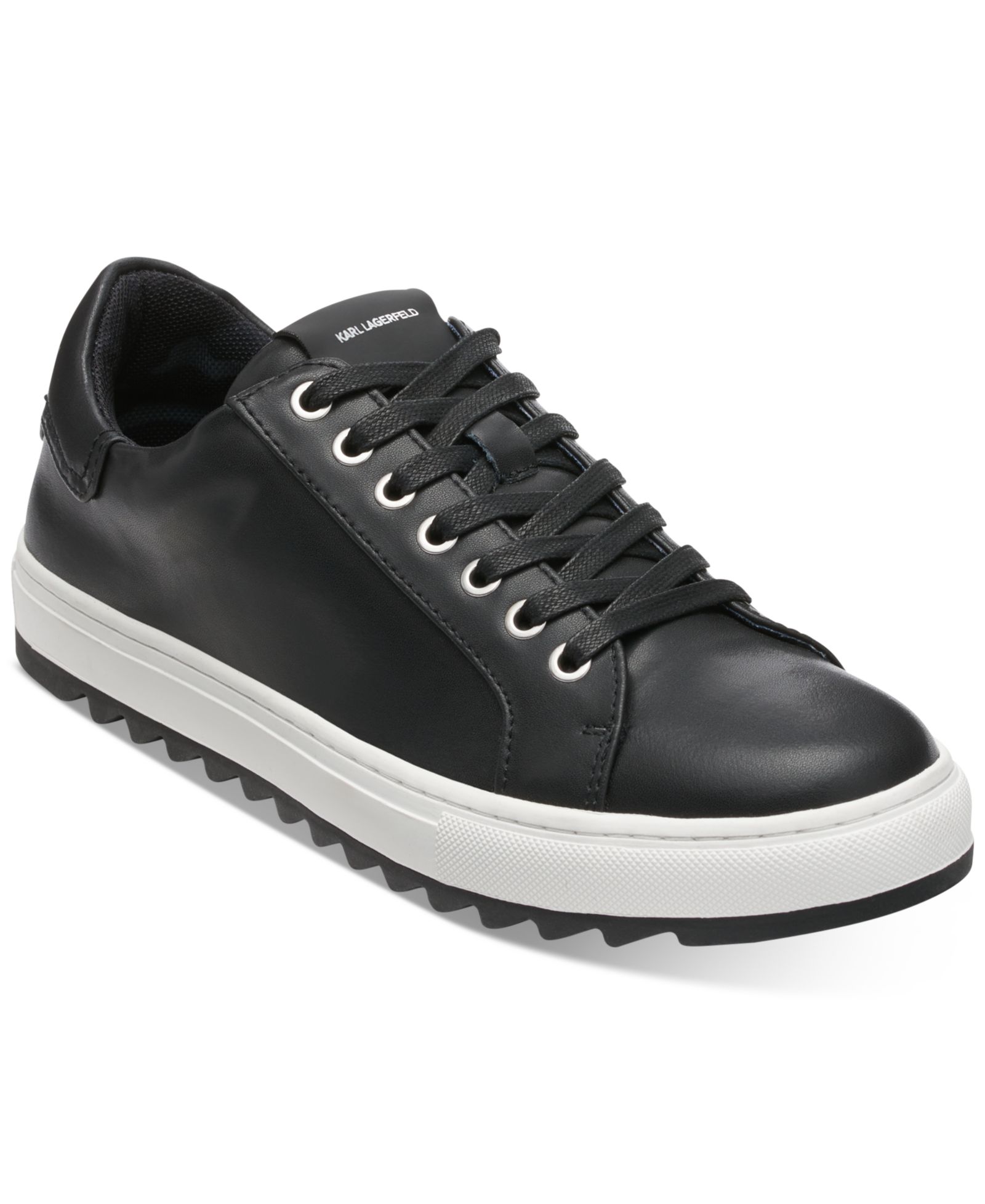 Karl Lagerfeld Men's Smooth Leather Sneakers