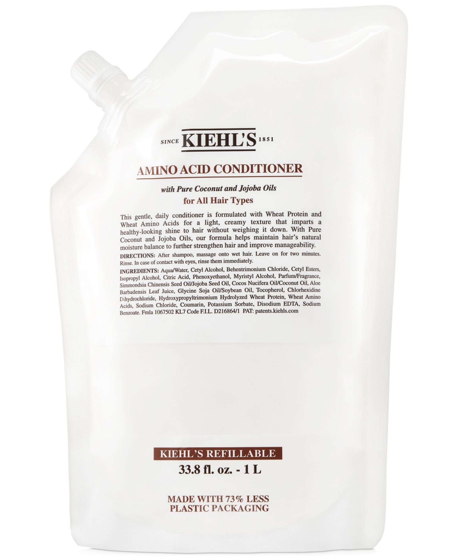 Кондиционер Kiehl's Since 1851 Amino Acid Refill, 33.8-oz.