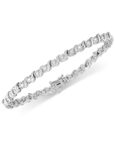 Браслет Diamond в серебре или позолоченном серебре